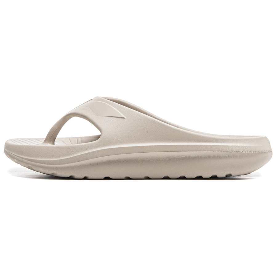Li-Ning Li Ning Abrasion Resistant Slip Resistant Abrasion Resistant Slip Resistant Flip Flops Unisex Gray