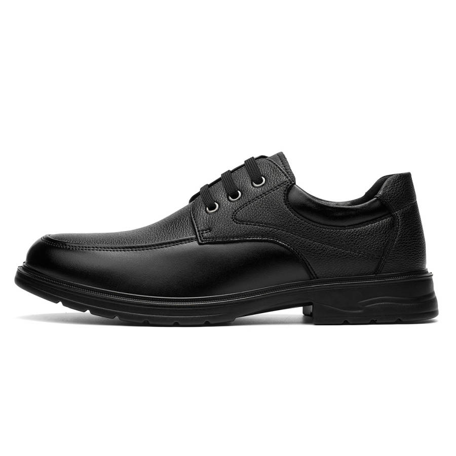WARRIOR Dress Shoes Men's Low Top Black
