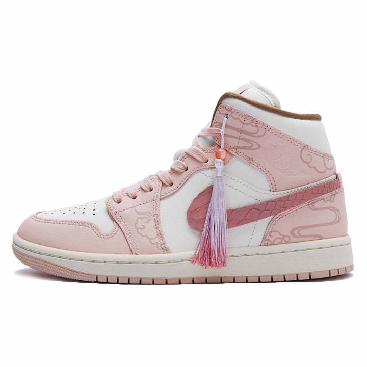 Jordan Jordan Air Jordan 1 Bubble Jellyfish, Cherry Blossoms In The Clouds Slip Resistant Abrasion Resistant Mid top