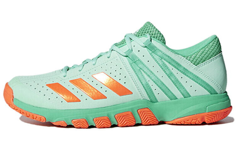 Adidas Adidas Wucht P5 Badminton Shoes Men's Low Top Green/Orange