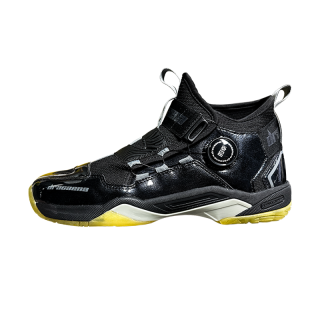 DRACAENA Cushioning Slip Resistant Breathable Low top Badminton Shoes Men's Black