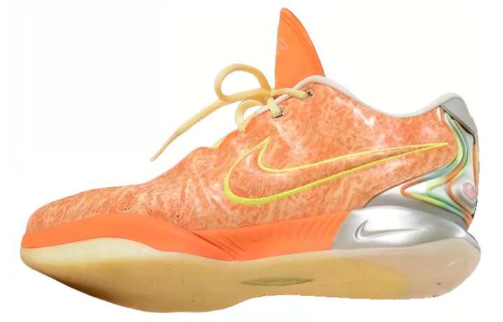 Nike Nike Lebron 21 PE Cushioning Low top Basketball Shoes Men's Orange Yellow Silver