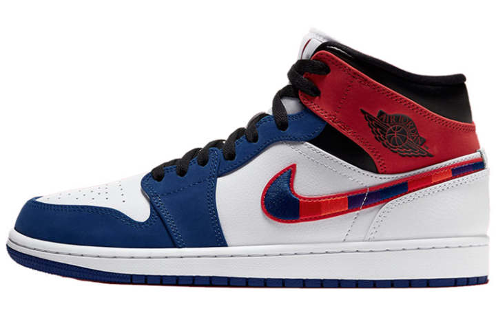 Jordan Jordan 1 Mid 'Multi-Color Swoosh'