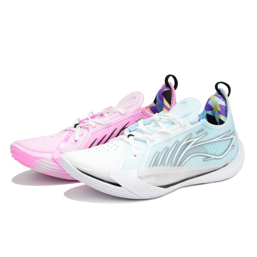 Li-Ning Li Ning Sonic 13 Basketball Shoes Men's Low Top Blue Pink