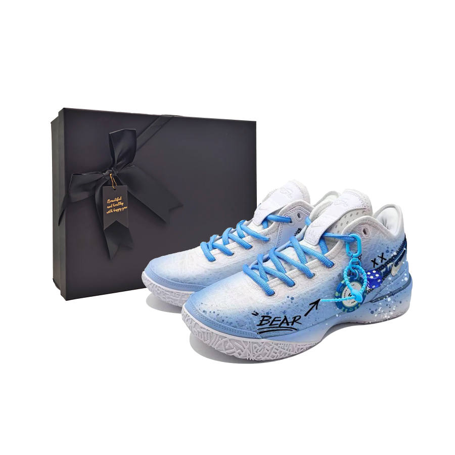 Nike Nike LeBron NXXT Gen Slip Resistant Abrasion Resistant Low top Basketball Shoes Men's Blue
