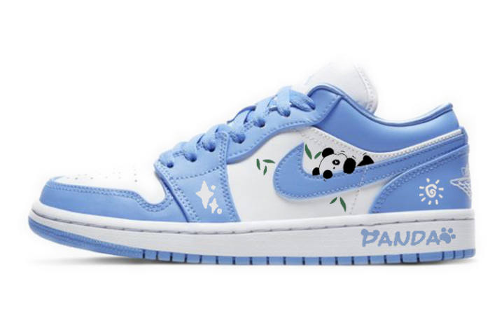 Jordan Jordan Air Jordan 1 Cute Giant Panda, Lazy Tarepanda Cushioning Slip Resistant Cushioning Slip Resistant Low top