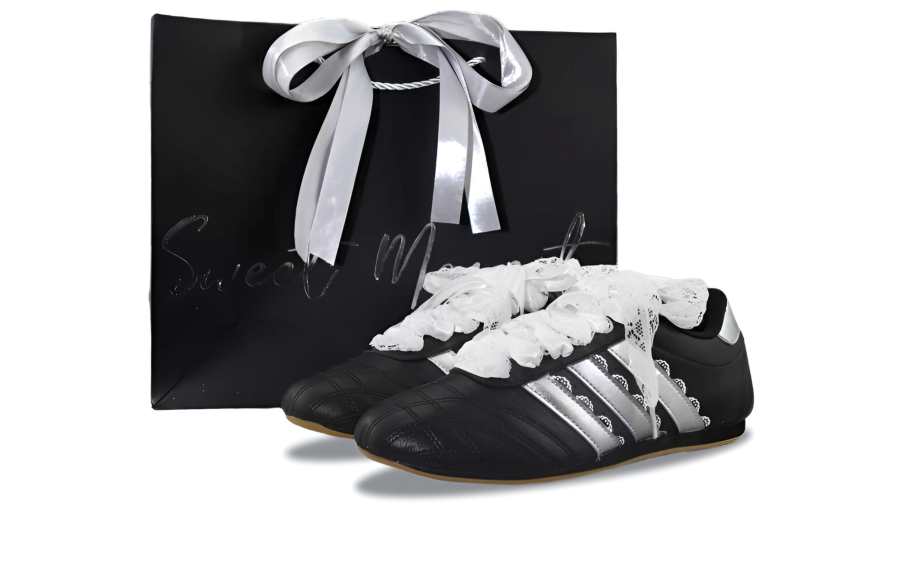 Adidas Originals Taekwondo Abrasion Resistant Low top Training Shoes Women's Black Silver