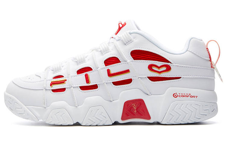 FILA Heritage White/Red Women's