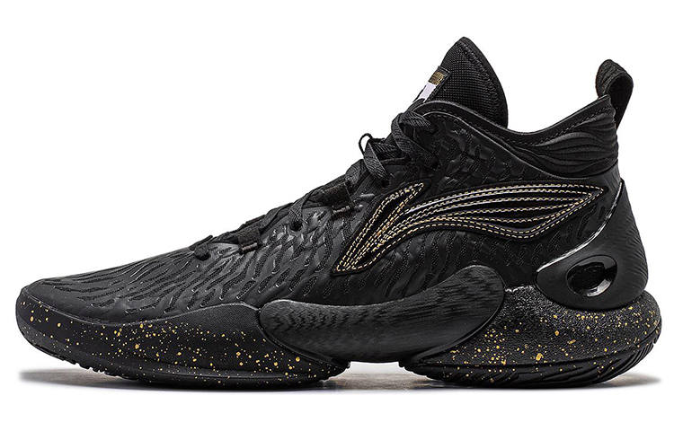 Li-Ning Li Ning YuShuai 18 Basketball Shoes Men's Mid Top Black