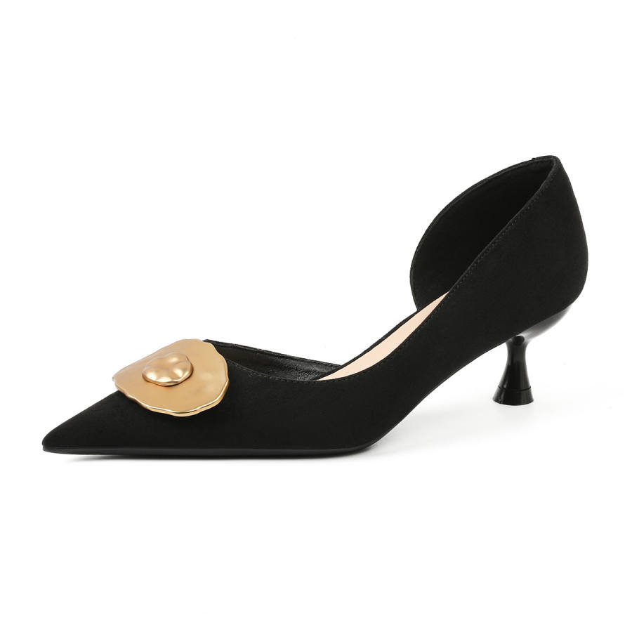 WALIBU Flared Heel High Heels 5CM Women's
