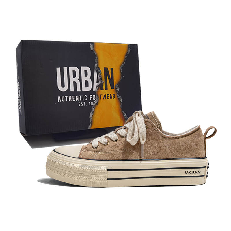 URBAN AUTHENTIC Slip Resistant Abrasion Resistant Slip Resistant Abrasion Resistant Low top Canvas Shoes Men's