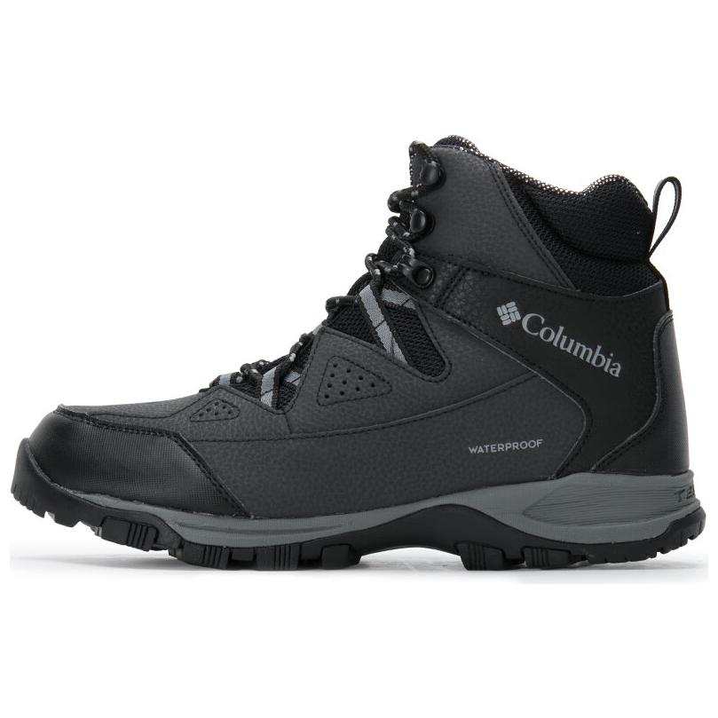 Columbia Outdoor Life Abrasion Resistant High top Hiking Shoes Men's Black