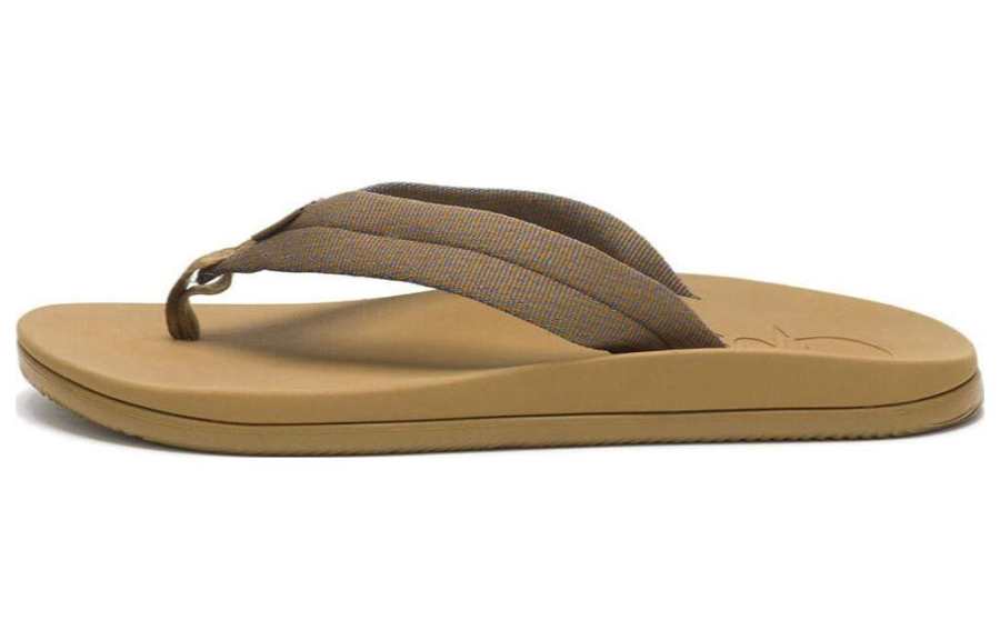 Chaco Chillos Slip Resistant Abrasion Resistant Flip Flops Men's Brown