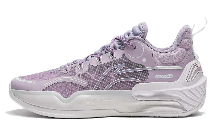 Li-Ning Li Ning YuShuai 16 V2 Cushioning Slip Resistant Abrasion Resistant Low top Basketball Shoes Men's Purple