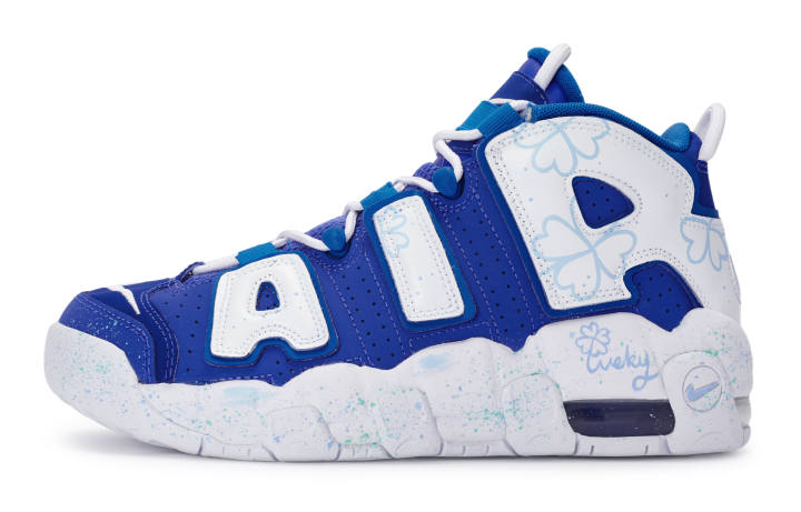 Nike Nike Air More Uptempo 811 Manufacturing, A Little Lucky Tree Cushioning Slip Resistant Abrasion Resistant Mid top