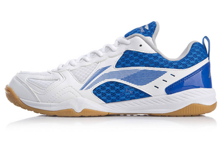 Li-Ning LINING Men's Table Tennis Training Shoes - White/Blue