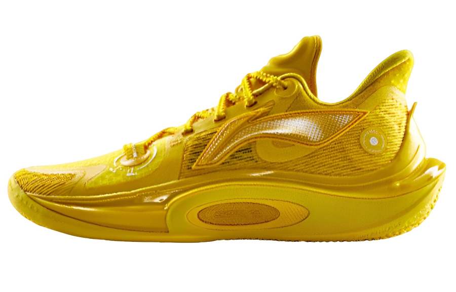 Li-Ning Li Ning SONIC 11 Bumblebee Cushioning Slip Resistant Abrasion Resistant Low top Basketball Shoes Men's Yellow