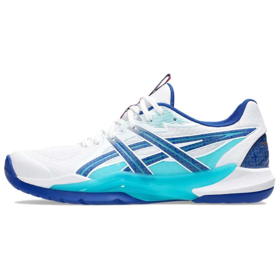 ASICS POWERBREAK FF Abrasion Resistant Low top Badminton Shoes Men's Blue White