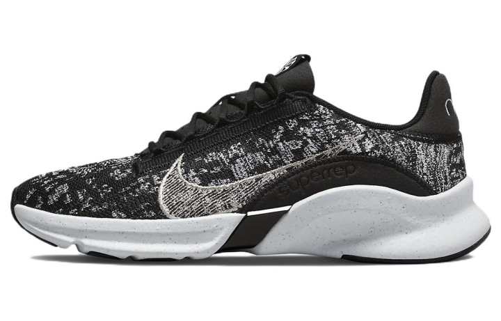 Nike Nike SuperRep Go 3 Flyknit Next Nature Black Metallic Silver Women's