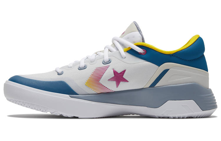 Converse Converse G4 Basketball Shoes White Blue