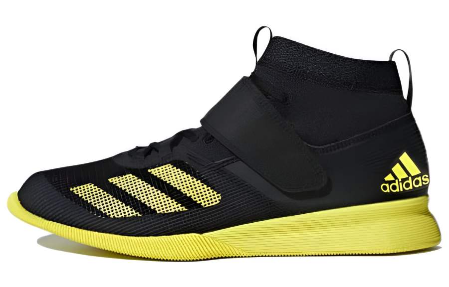 Adidas Adidas Crazy Power RK Abrasion Resistant Mid top Training Shoes Men's Black Yellow