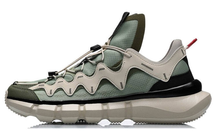 Li-Ning Li Ning Essence 2 .3 Lite Vintage Basketball Shoes Men's Low Top Gray/Green