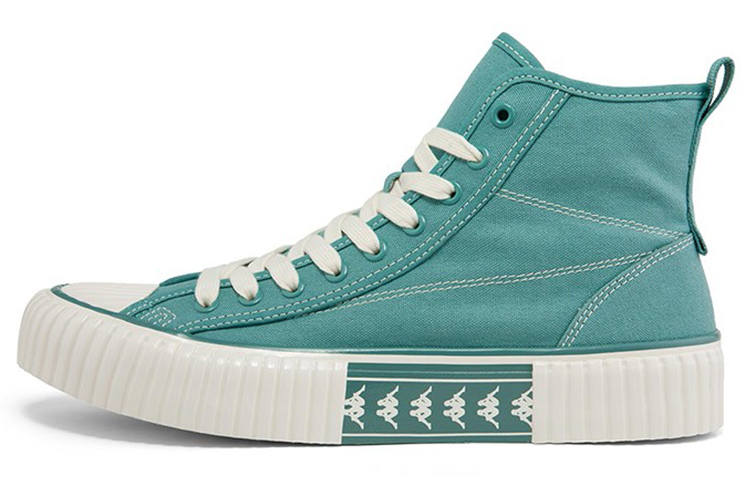 Kappa Wear resistant And Lightweight High top Canvas Shoes Unisex Blue