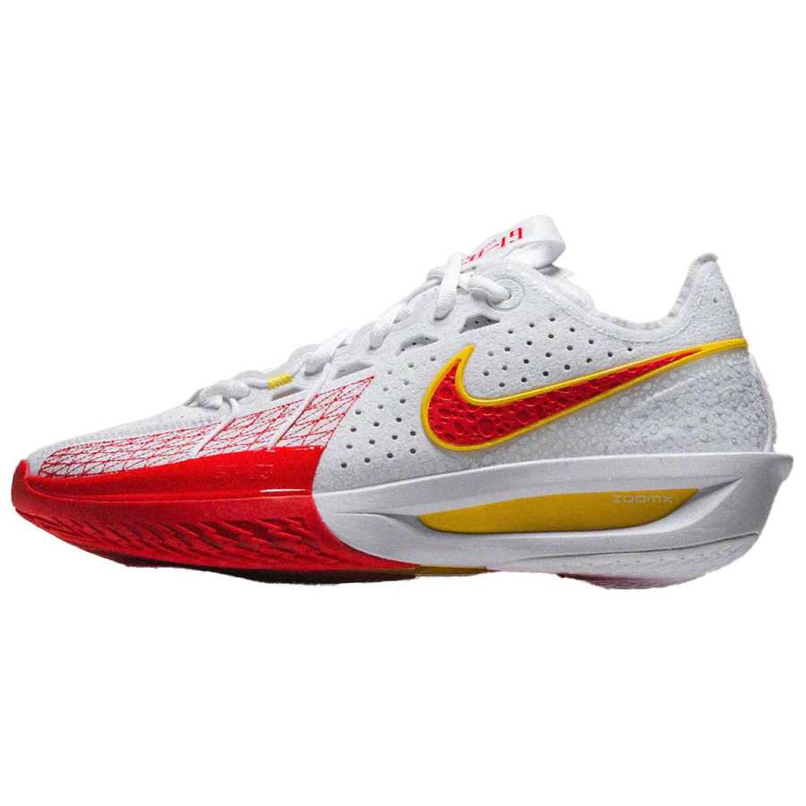 Nike Nike G.T. Cut 3 Cushioning Slip Resistant Abrasion Resistant Low top Basketball Shoes Women's White Red