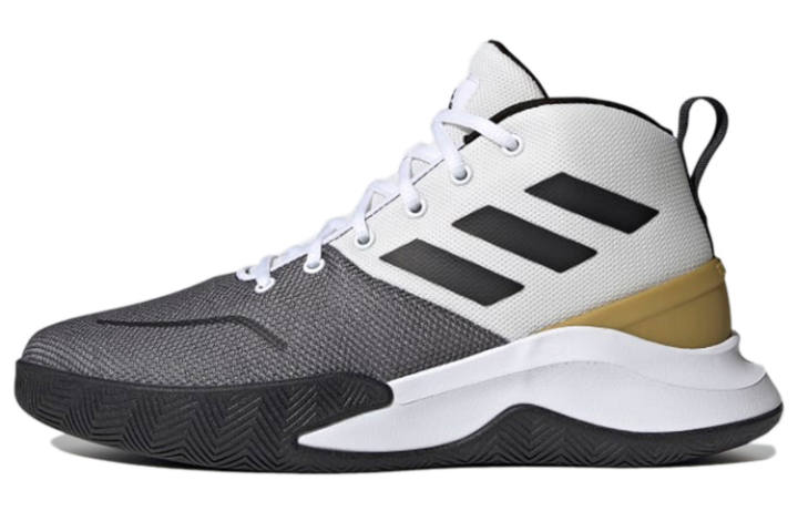 Adidas Adidas Ownthegame Shoes Black/White/Yellow