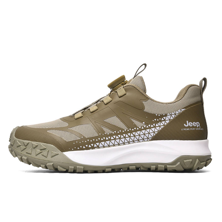 Jeep Fabric Low top Hiking Shoes Men's Khaki