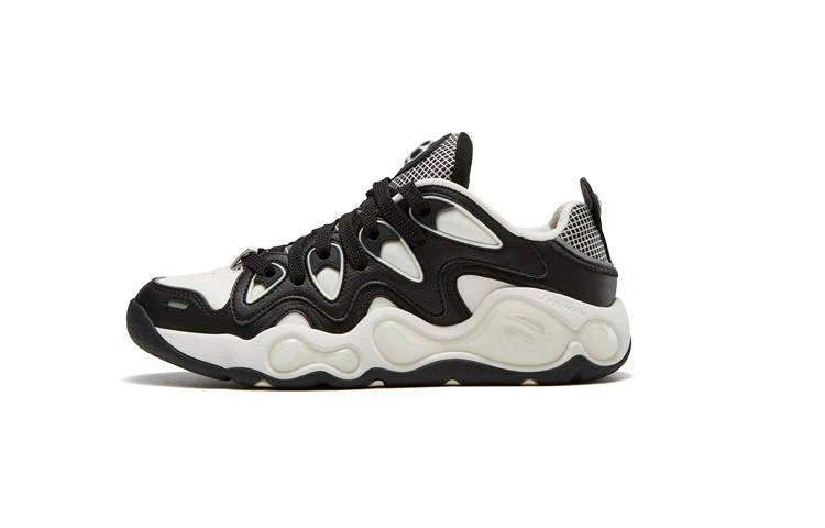 FILA FUSION x MitchellNess VERTICAL Crack Shoes Low top Basketball Shoes Women's White Gray