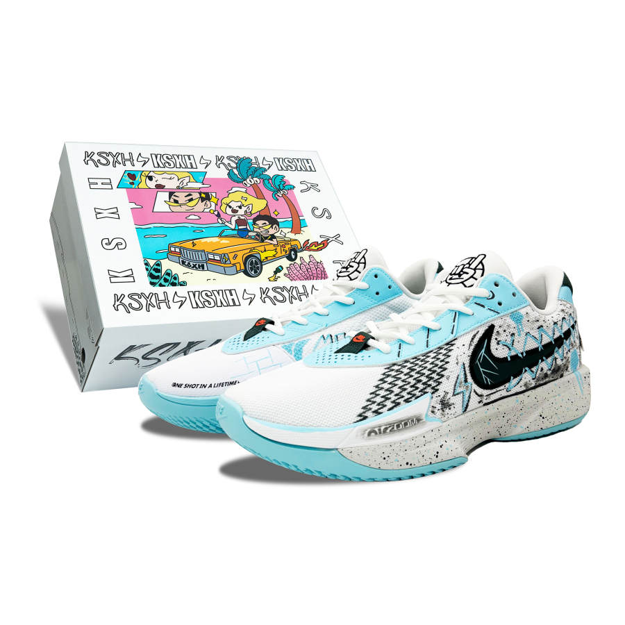 Nike Nike Air Zoom GT Cut Fabric Cushioning Slip Resistant Cushioning Slip Resistant Low top Basketball Shoes Unisex