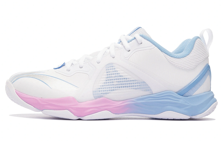 Li-Ning Li Ning Ranger6 LITE Textile, Synthetic Leather Low top Badminton Shoes Unisex Standard White