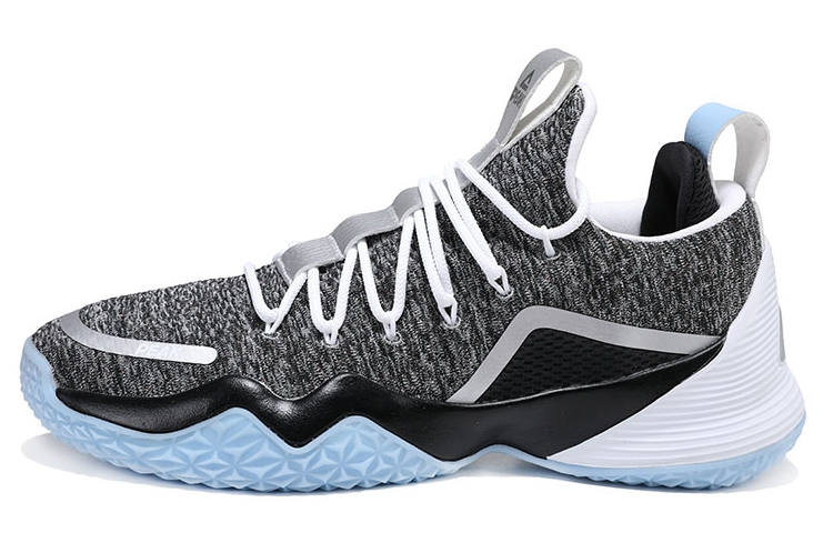 PEAK Power Collection Slip Resistant, Abrasion Resistant, Breathable Low top Basketball Shoes Men's Dark Heather Gray