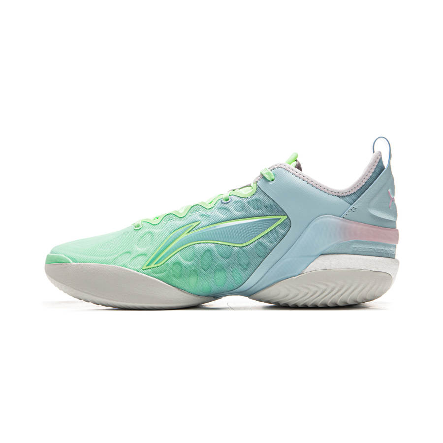 Li-Ning Li Ning Yushuai 19V2 Basketball Shoes Men's Low Top Turquoise