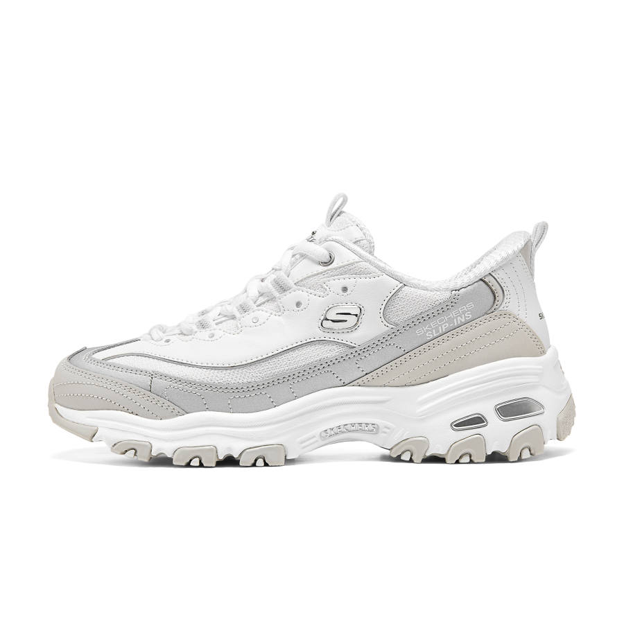 Skechers D'Lites 1.0 Low top Chunky Sneakers Women's Gray White
