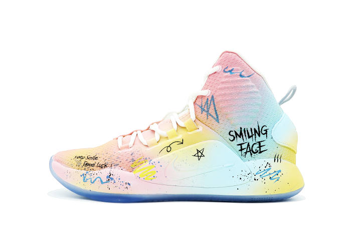 Nike Nike Hyperdunk X Cushioning Slip Resistant Abrasion Resistant Mid top Basketball Shoes Men's Blue Pink