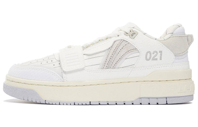 Li-Ning Li Ning Rookie Low top Vintage Basketball Shoes Women's White Gray