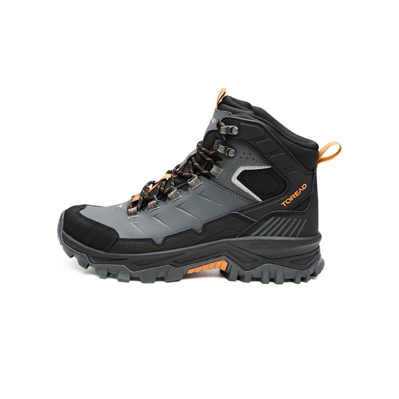 TOREAD Cushioning Slip Resistant Abrasion Resistant High top Mountaineering Shoes Men's