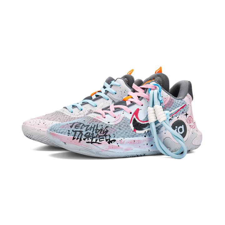 Nike Nike KD Trey 5 IX Basketball Shoes Unisex Mid Top Blue Pink