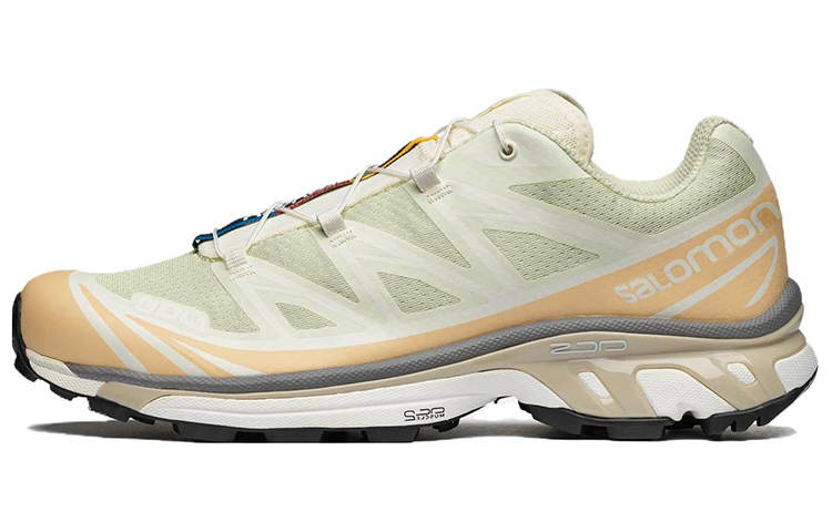 SALOMON XT 6 TPU, Mesh Abrasion Resistant Breathable Low top Outdoor Shoes Unisex Light Green