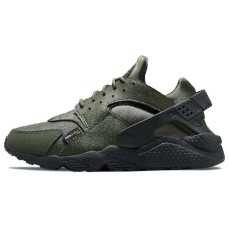 Nike Nike Air Huarache Slip Resistant Low top Basketball Shoes Unisex Dark Green