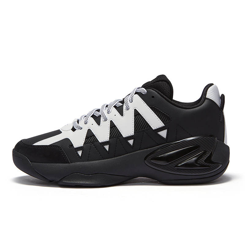 FILA FUSION Low top Vintage Basketball Shoes Men's Black White