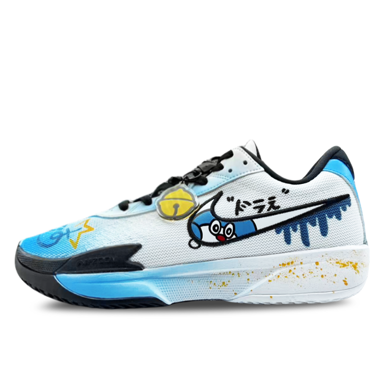 Nike Nike Air Zoom G.T. Cut Academy Cushioning Slip Resistant Abrasion Resistant Low top Basketball Shoes Unisex Blue White