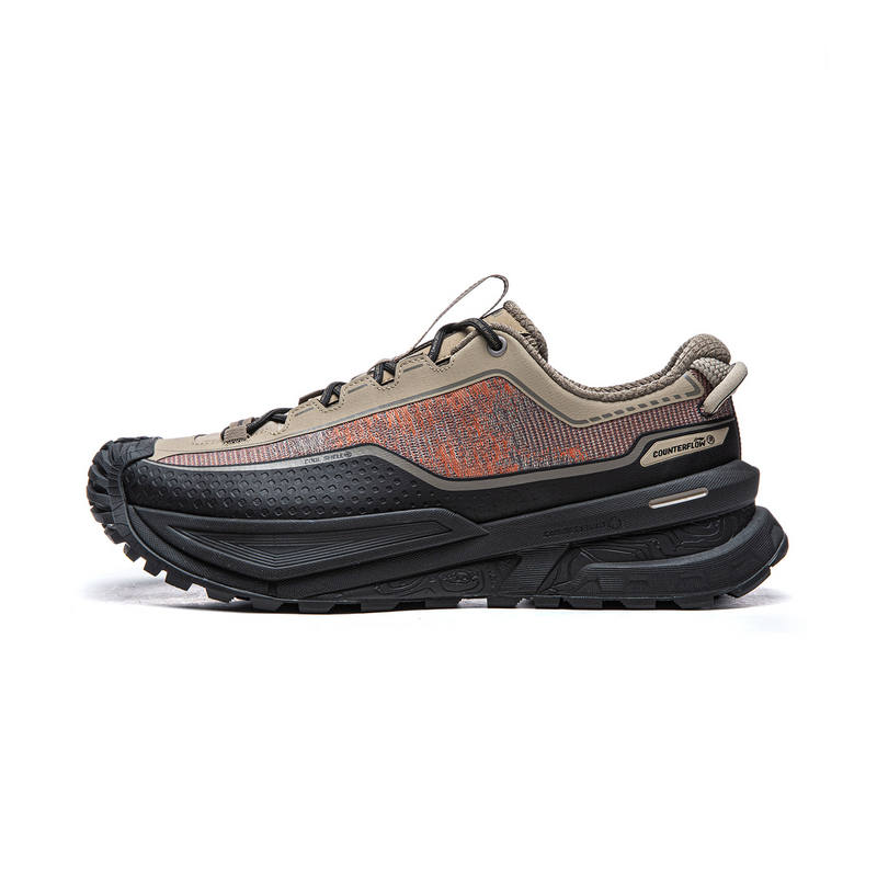 Li-Ning Li Ning Outdoor CF Tracing, Xingchuan TPU Low top Hiking Shoes Unisex Mica Gray Black