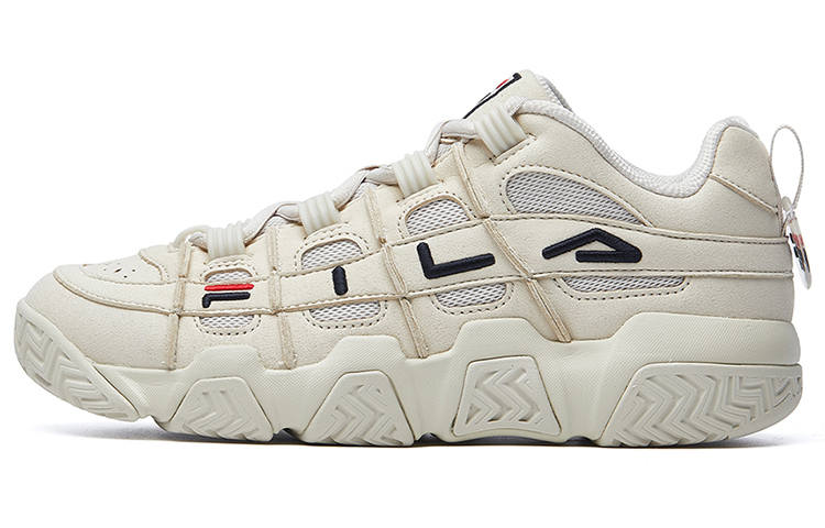 FILA Cushioning Abrasion Resistant Low top Vintage Basketball Shoes Women's Oat