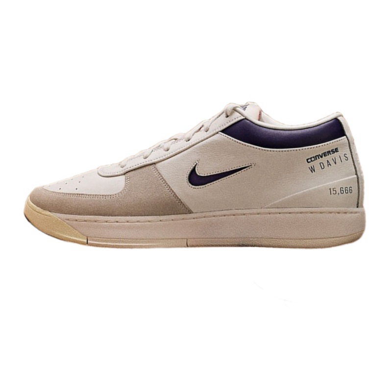 Nike Converse x Nike Book 1 Slip Resistant Abrasion Resistant Low top Basketball Shoes Unisex Gray White