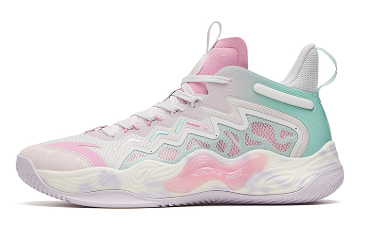 ANTA Magic Cement Bubble Outfield Basketball Shoes 'White Pink'