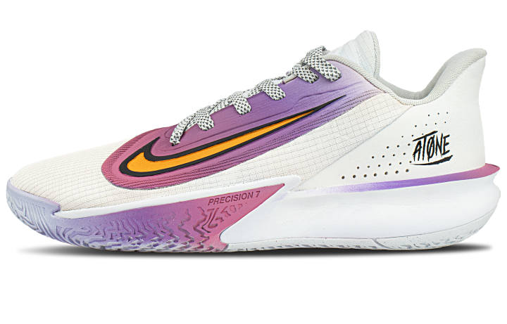 Nike Nike Precision 7 Fabric Cushioning Low top Basketball Shoes Men's Purple