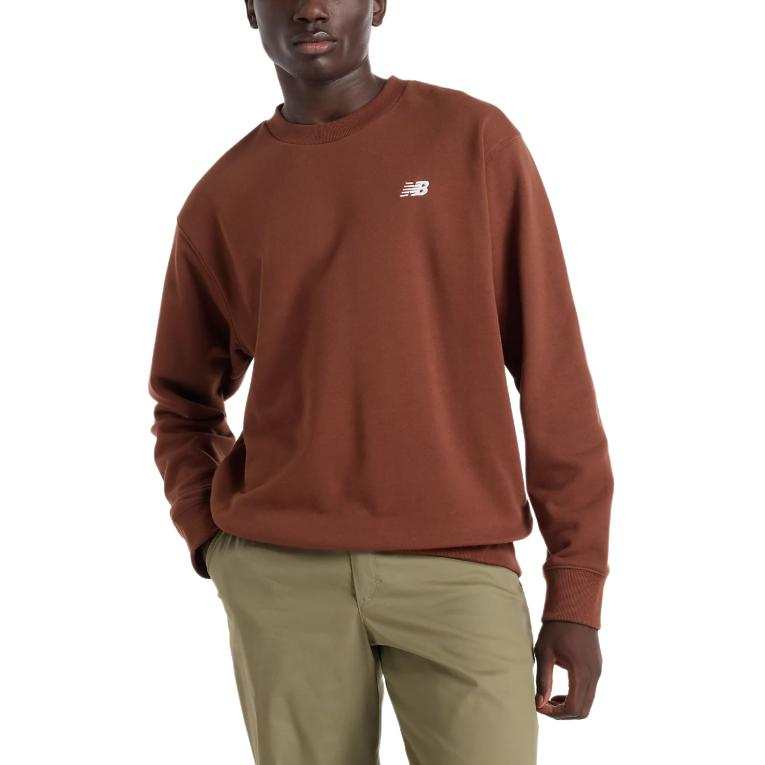 New Balance New Balance Sweatshirts Men's Brown Crew Neck Moderate